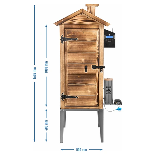 Wi‑Fi-savustin, 200 L – dragON WOOD 100IQ, sähkölämmitysmoduulilla ja ohjaimella, puulämmitteinen - 4