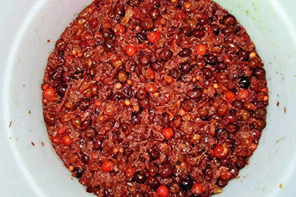 Kotitekoinen kirsikka-karviaisviini